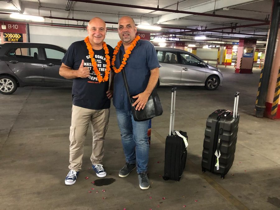 Ospiti di India Karni durante il loro viaggio