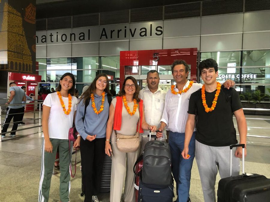 Ospiti di India Karni durante il loro viaggio