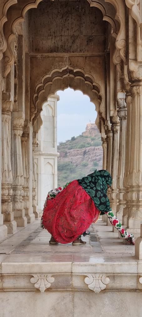 Ospiti di India Karni durante il loro viaggio