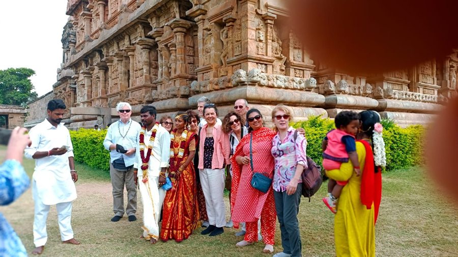 Ospiti di India Karni durante il loro viaggio