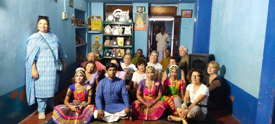 Ospiti di India Karni durante il loro viaggio