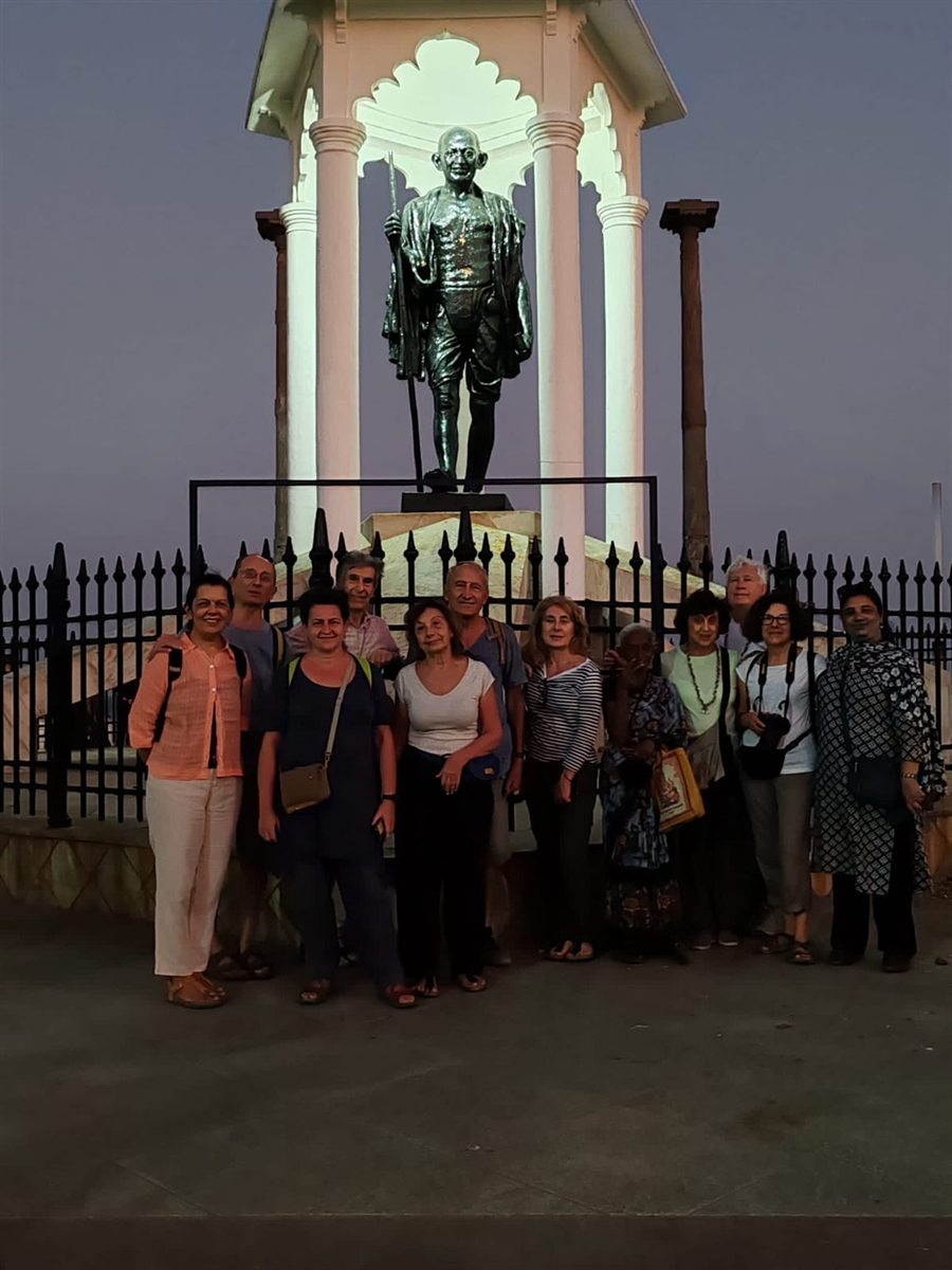 Ospiti di India Karni durante il loro viaggio