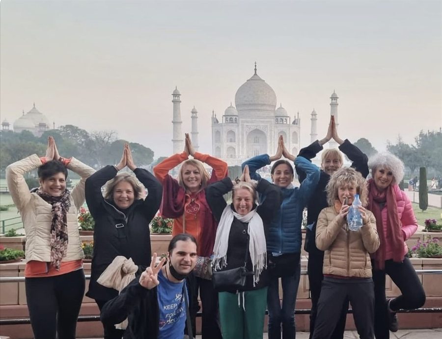 Ospiti di India Karni durante il loro viaggio