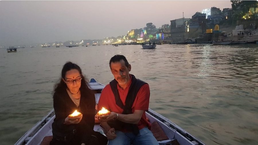 Ospiti di India Karni durante il loro viaggio