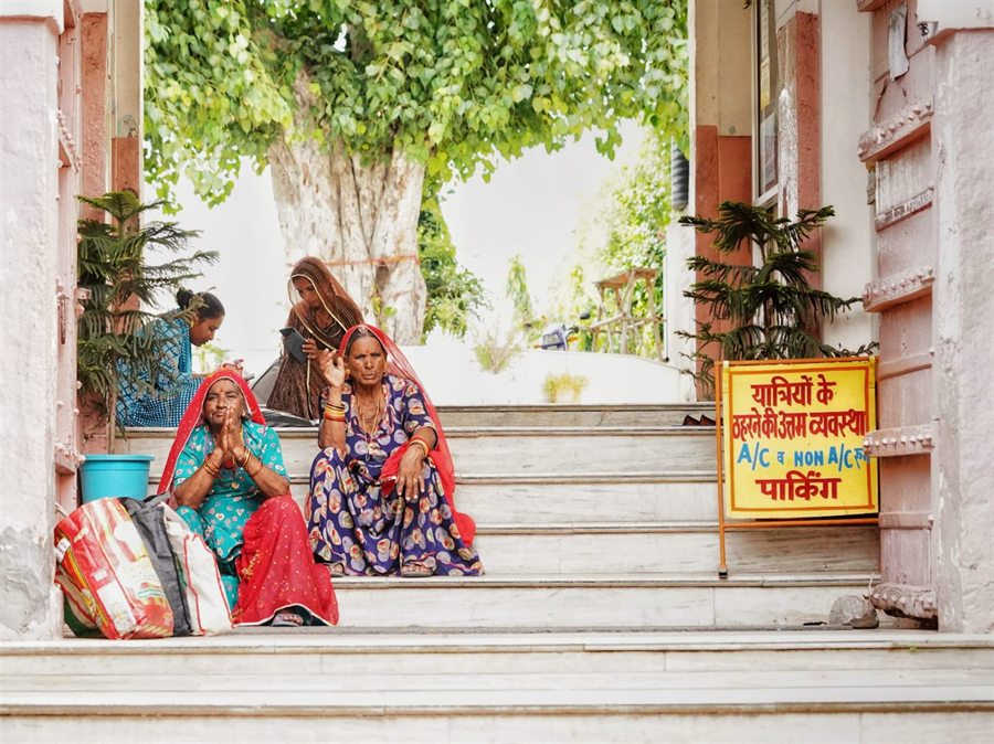 Ospiti di India Karni durante il loro viaggio