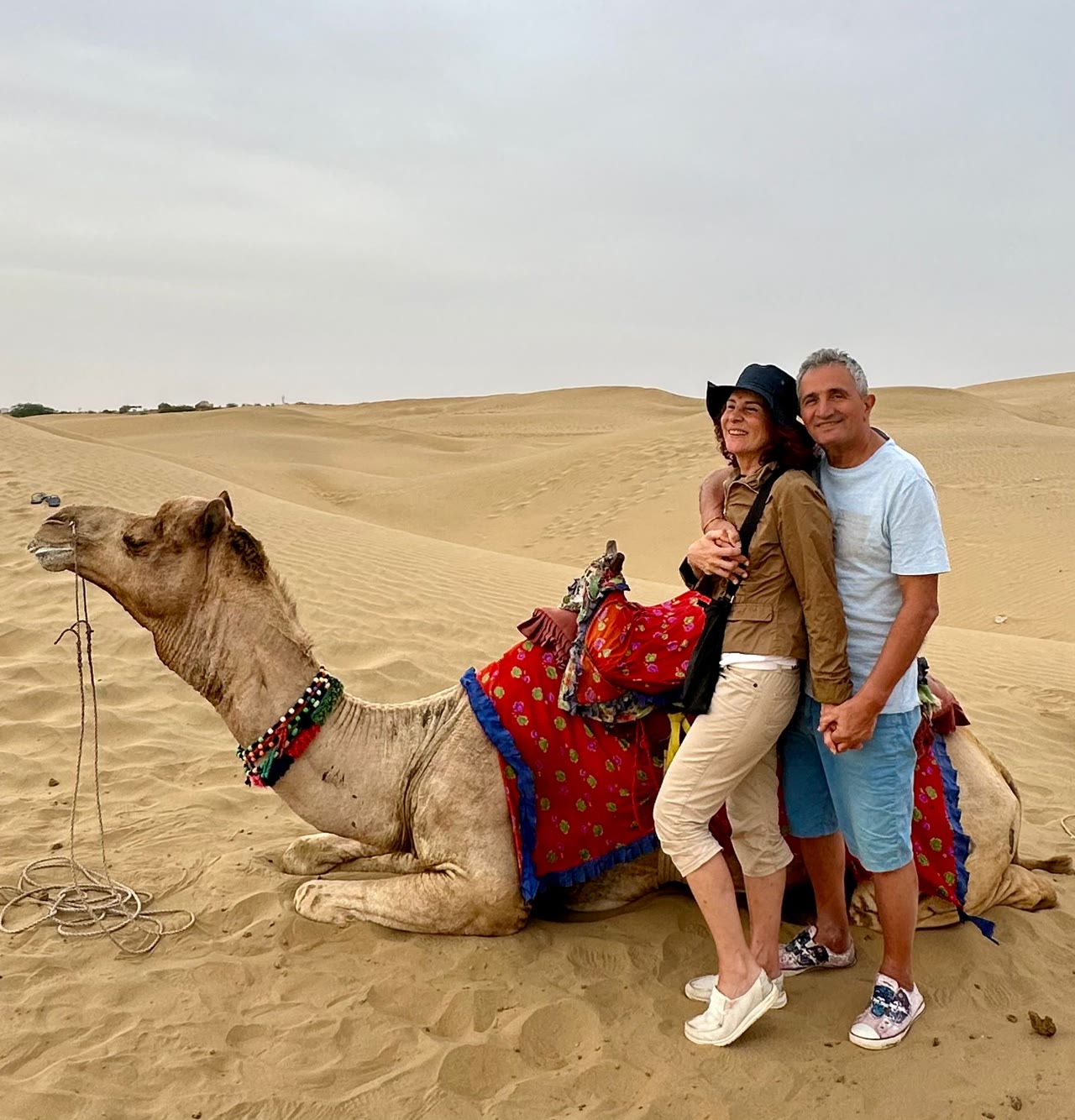 Ospiti di India Karni durante il loro viaggio