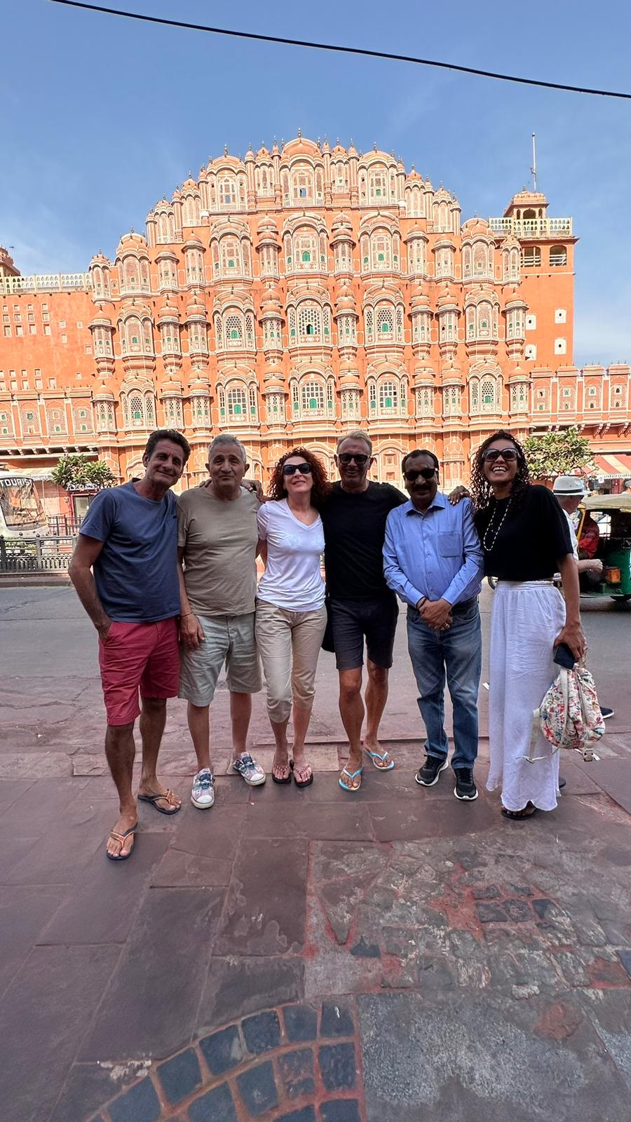 Ospiti di India Karni durante il loro viaggio