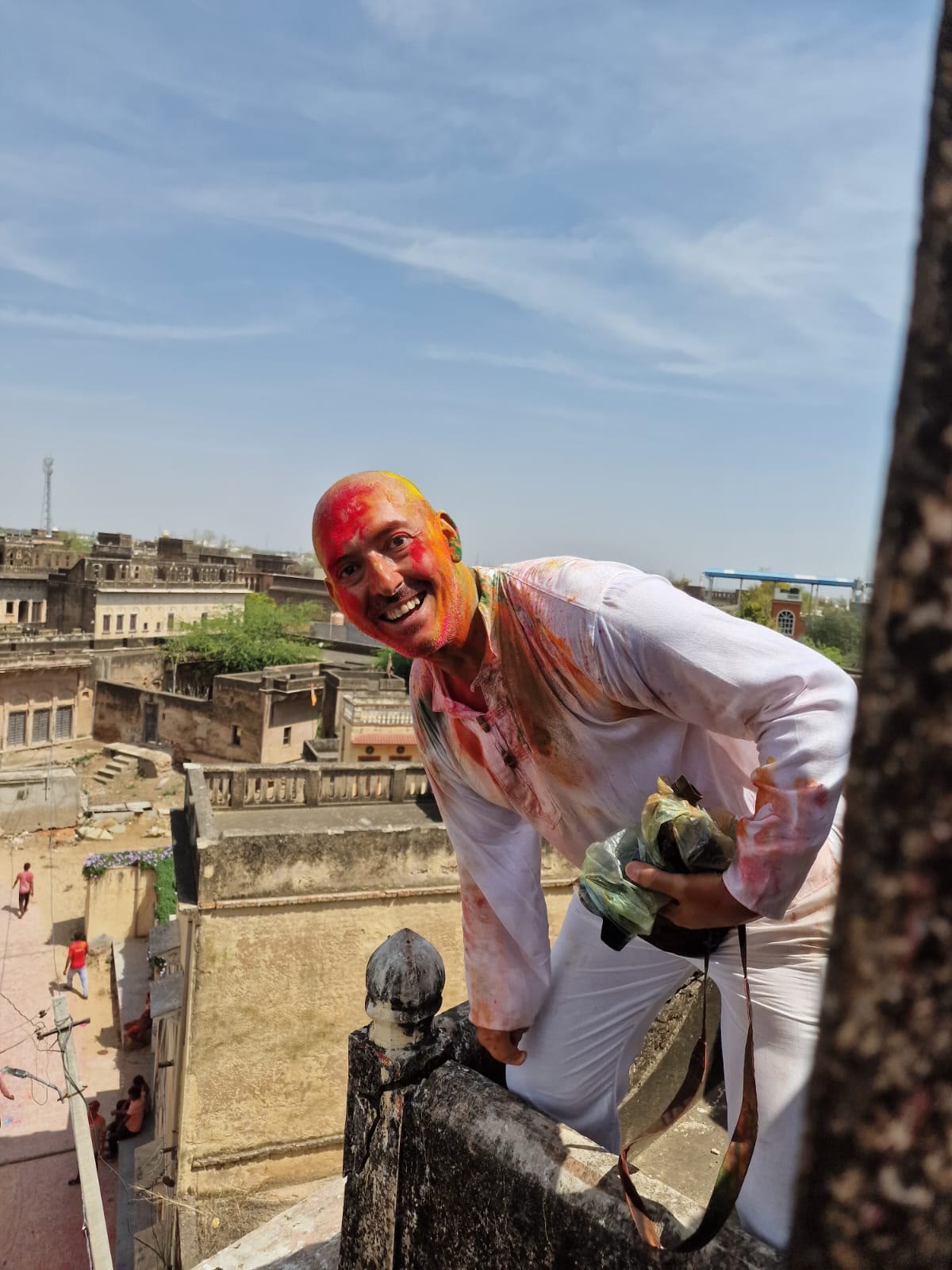 Ospiti di India Karni durante il loro viaggio