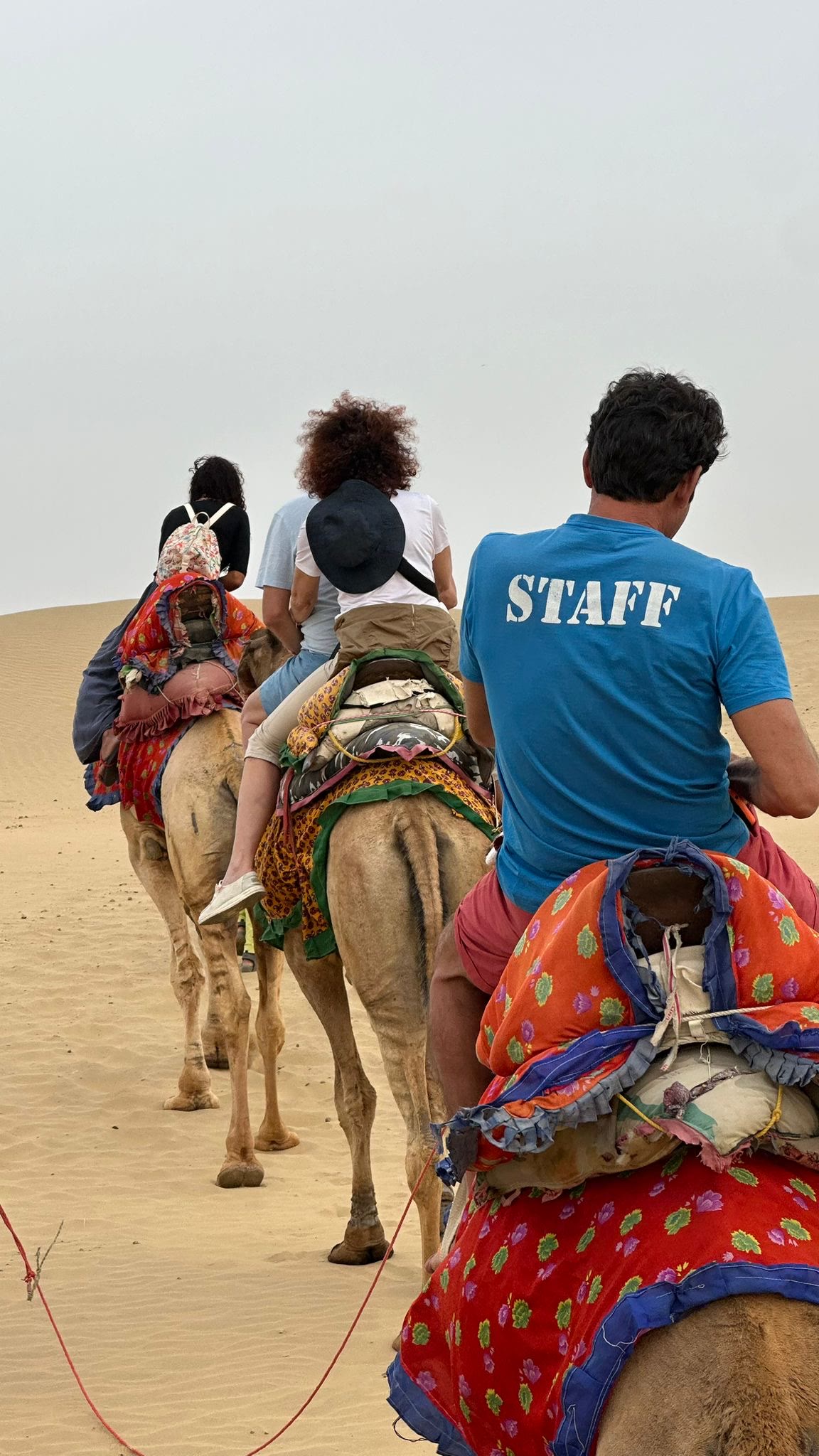 Ospiti di India Karni durante il loro viaggio