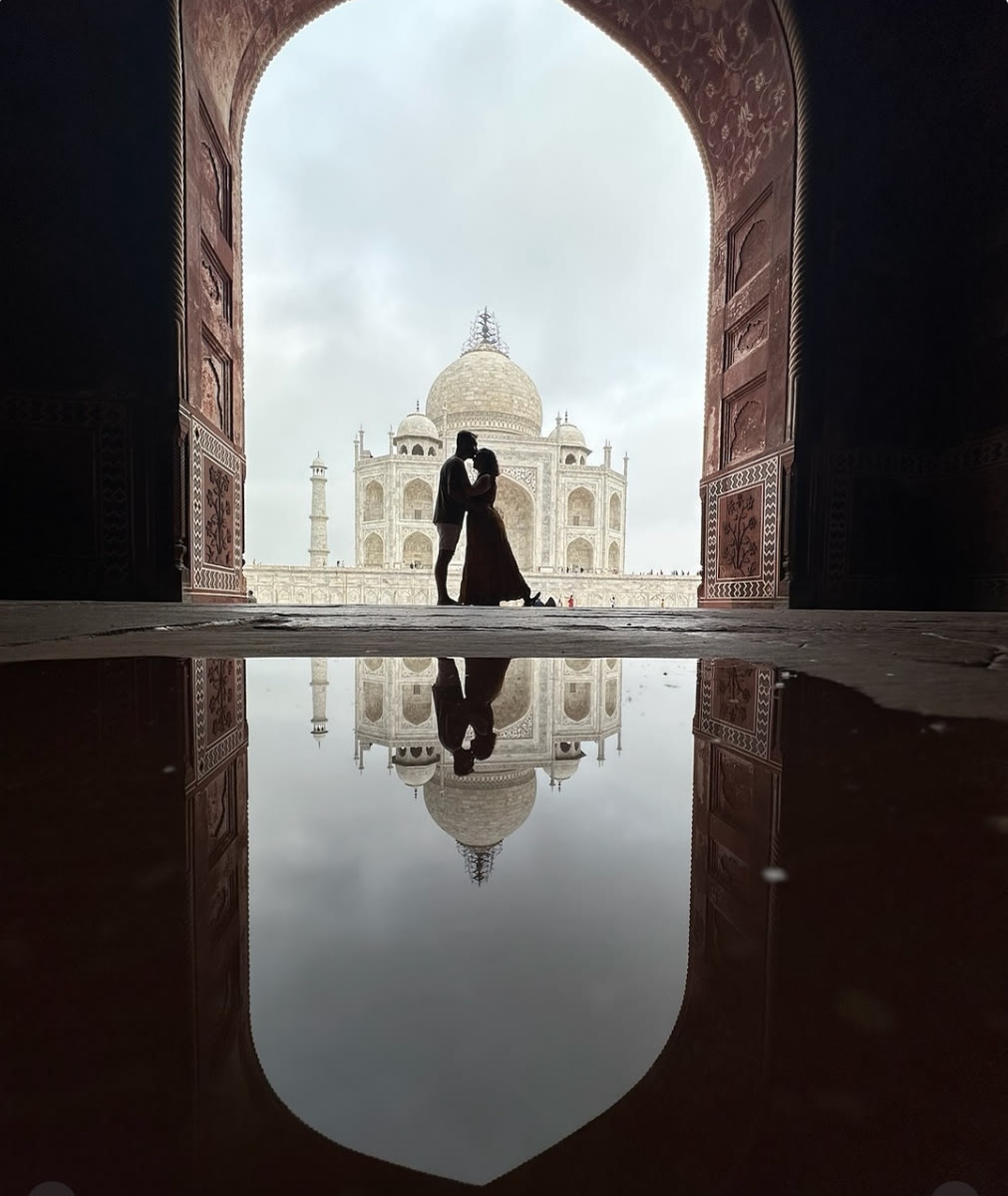 Ospiti di India Karni durante il loro viaggio