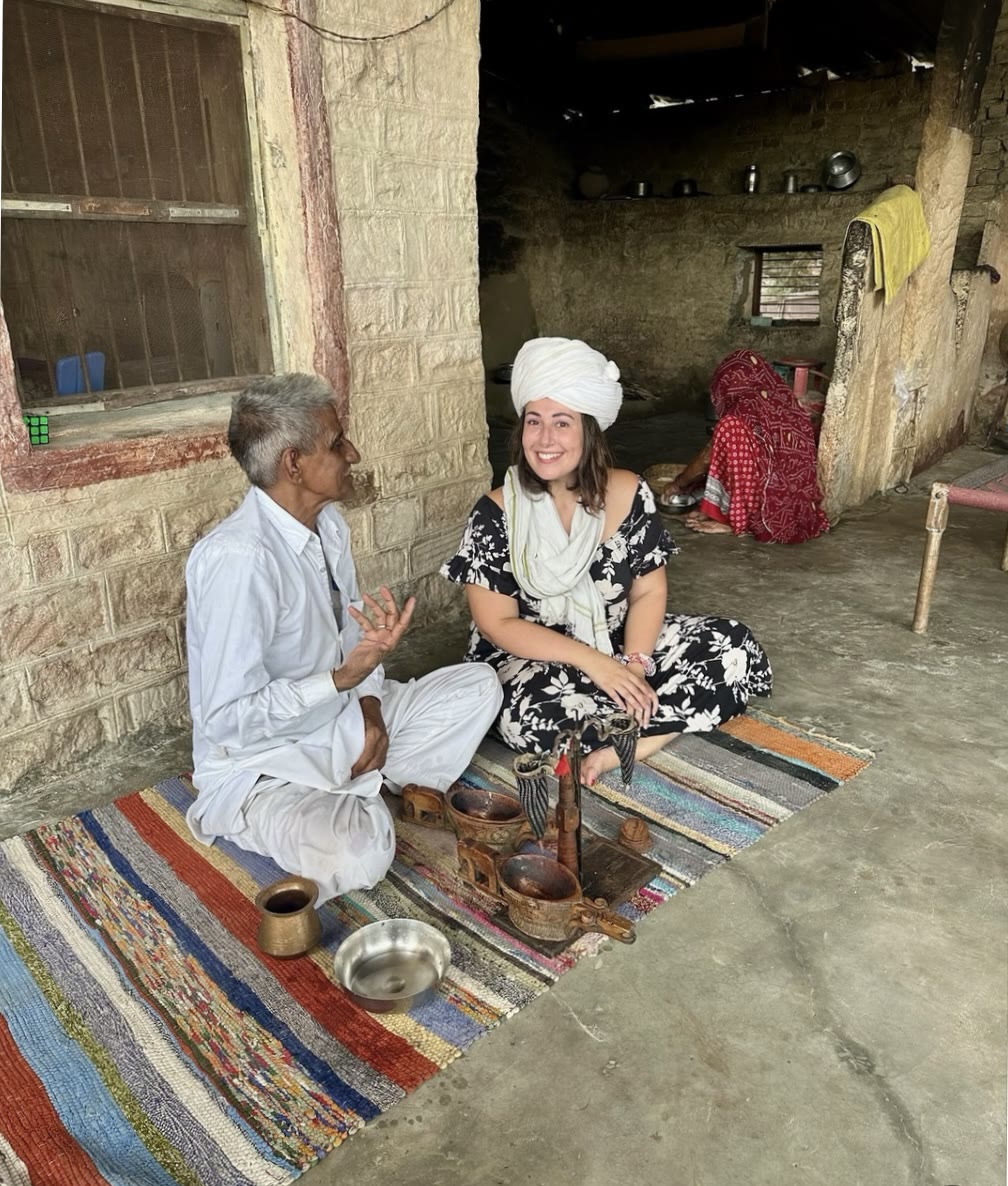 Ospiti di India Karni durante il loro viaggio