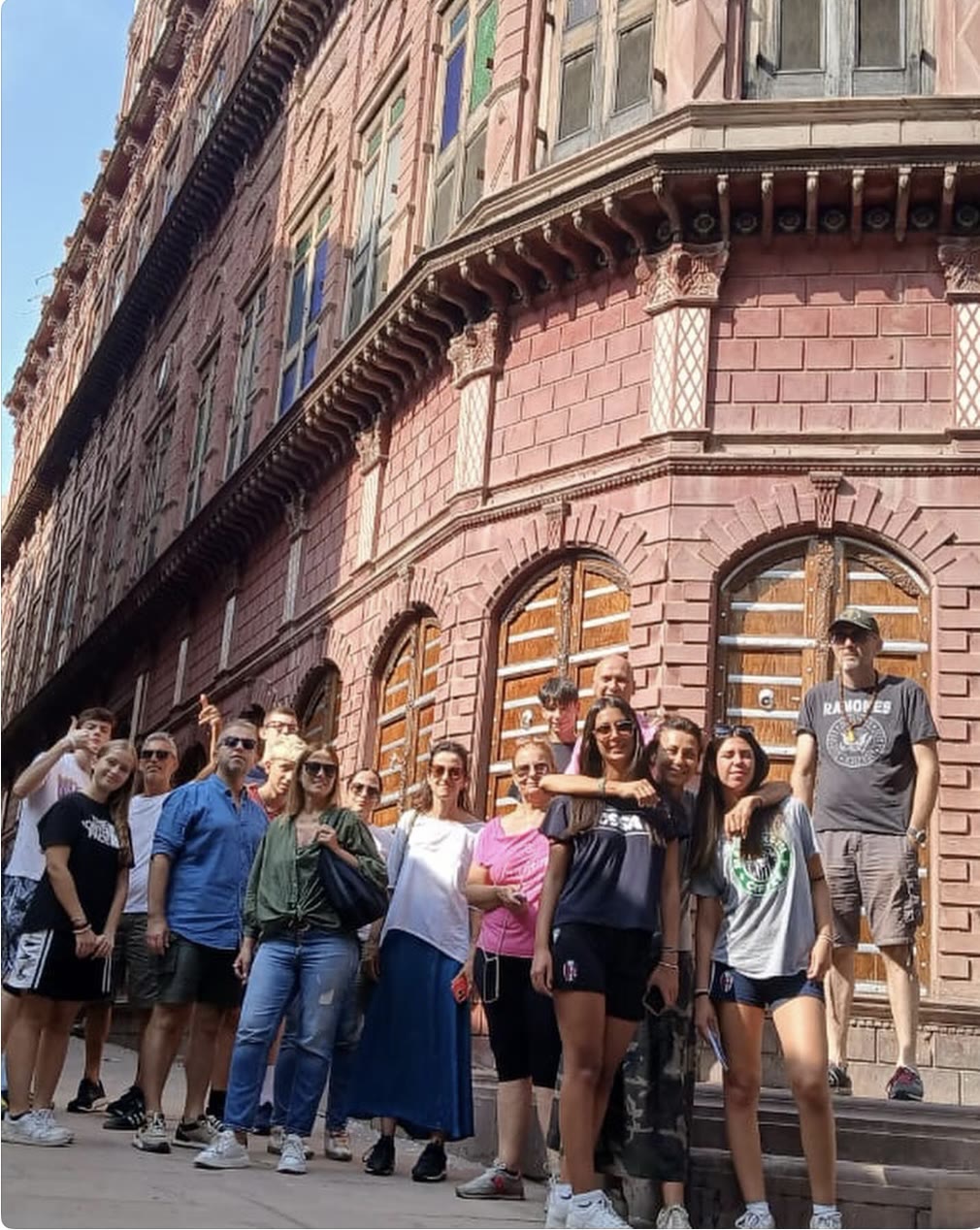 Ospiti di India Karni durante il loro viaggio