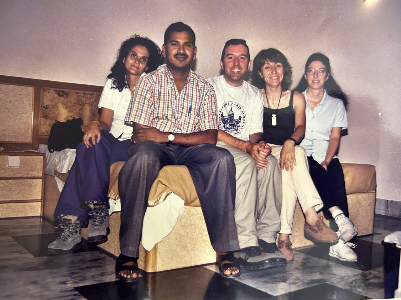 Ospiti di India Karni durante il loro viaggio