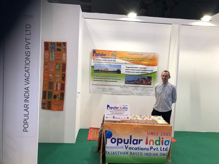 India Karni a una fiera internazionale del turismo