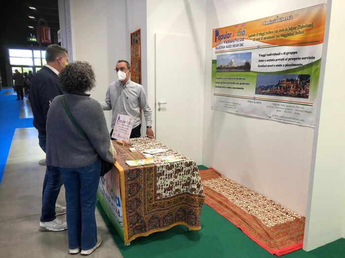 India Karni a una fiera internazionale del turismo