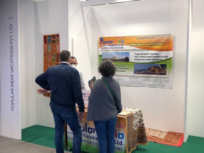 India Karni a una fiera internazionale del turismo