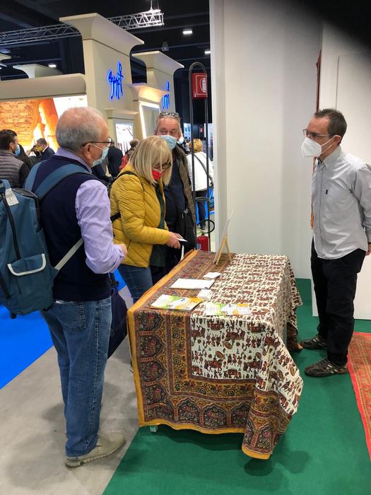 India Karni a una fiera internazionale del turismo