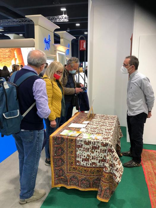 India Karni a una fiera internazionale del turismo