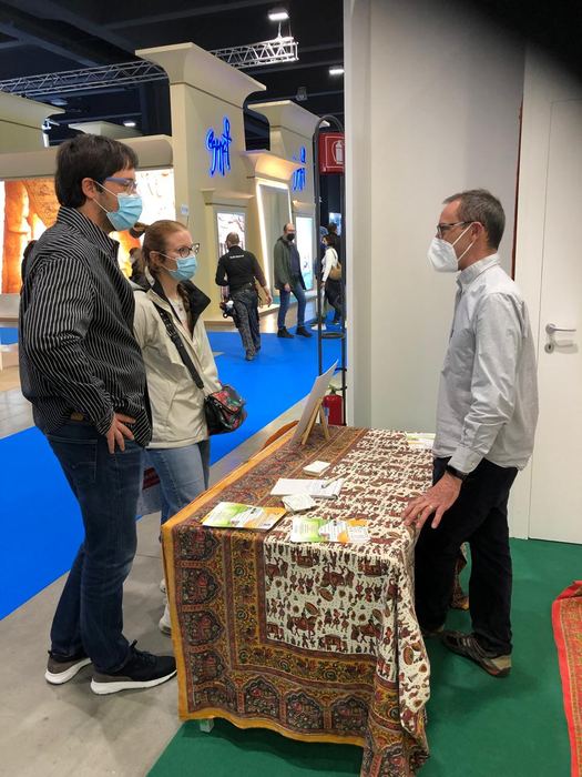 India Karni a una fiera internazionale del turismo