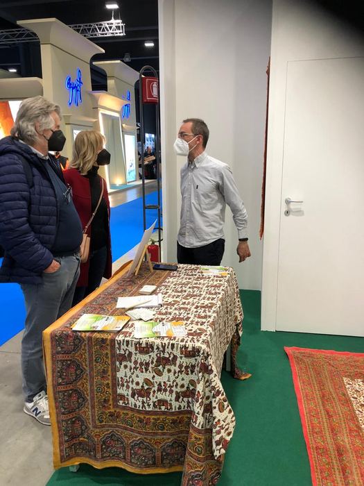 India Karni a una fiera internazionale del turismo