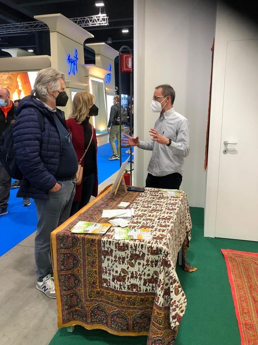 India Karni a una fiera internazionale del turismo