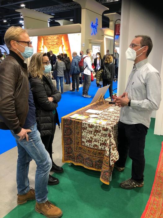 India Karni a una fiera internazionale del turismo