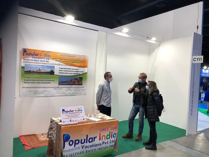 India Karni a una fiera internazionale del turismo