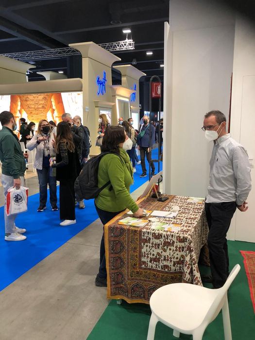India Karni a una fiera internazionale del turismo