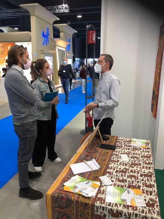 India Karni a una fiera internazionale del turismo