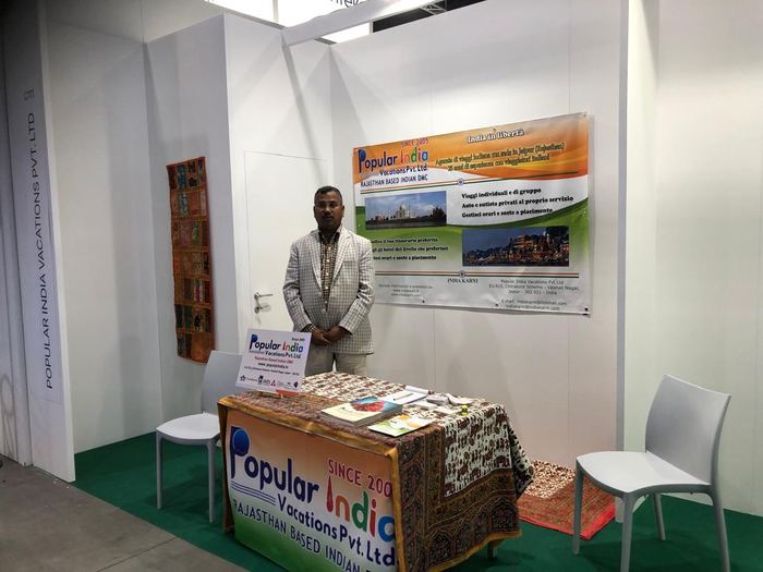 India Karni a una fiera internazionale del turismo