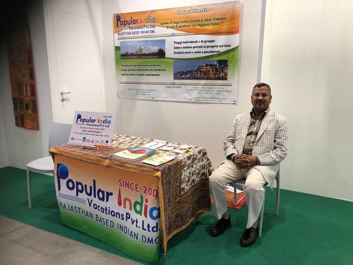 India Karni a una fiera internazionale del turismo