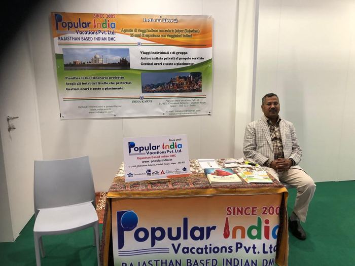 India Karni a una fiera internazionale del turismo