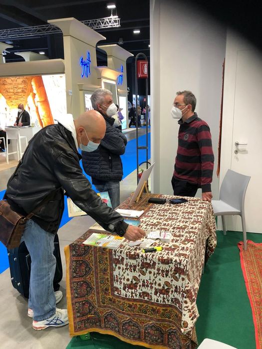 India Karni a una fiera internazionale del turismo