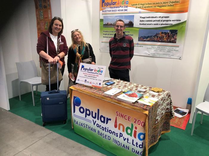 India Karni a una fiera internazionale del turismo