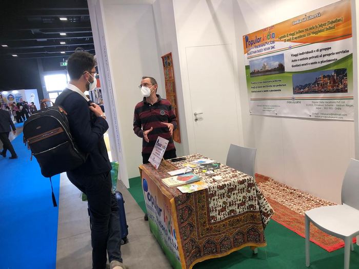 India Karni a una fiera internazionale del turismo
