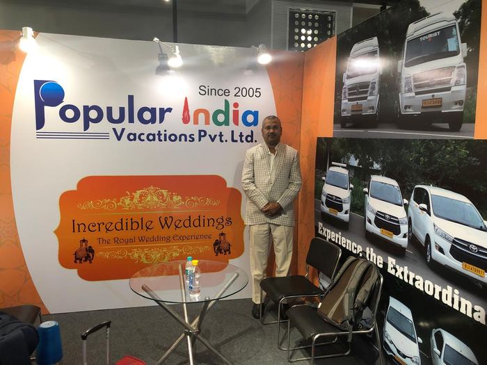 India Karni a una fiera internazionale del turismo