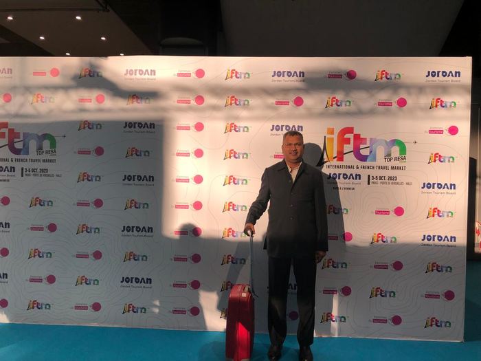 India Karni a una fiera internazionale del turismo
