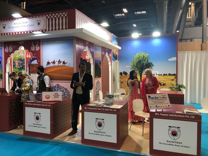 India Karni a una fiera internazionale del turismo