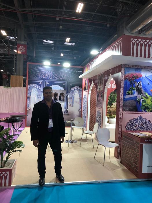 India Karni a una fiera internazionale del turismo