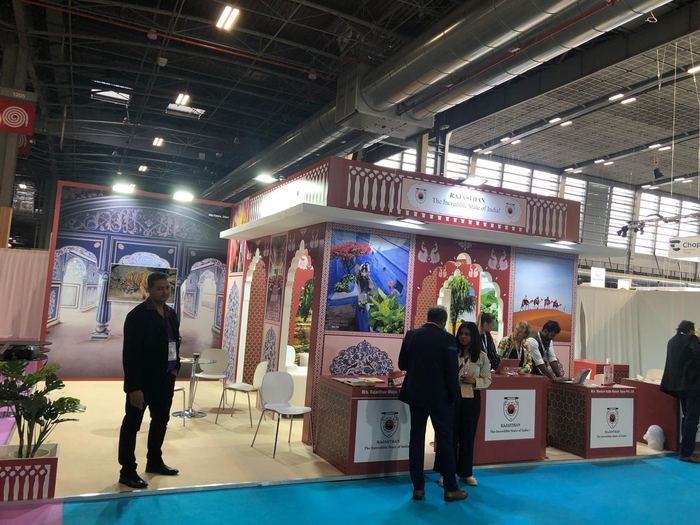 India Karni a una fiera internazionale del turismo