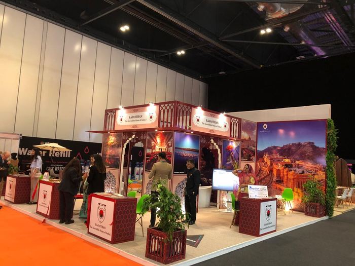 India Karni a una fiera internazionale del turismo