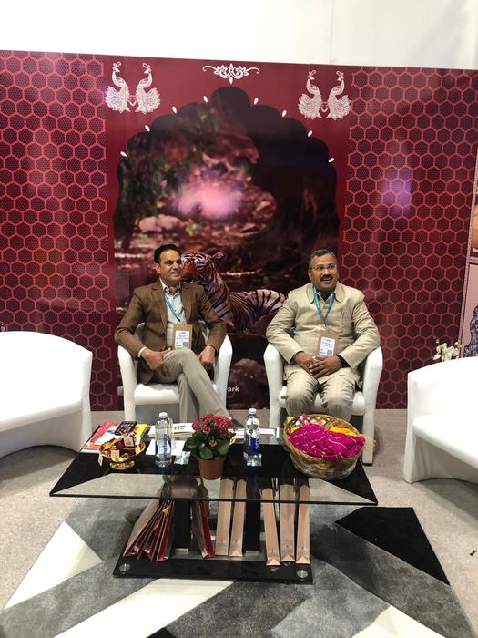 India Karni a una fiera internazionale del turismo