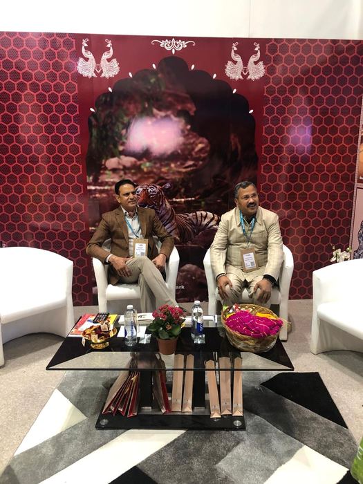 India Karni a una fiera internazionale del turismo