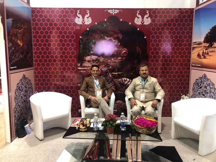 India Karni a una fiera internazionale del turismo