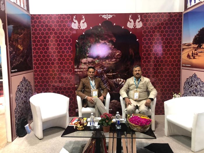 India Karni a una fiera internazionale del turismo