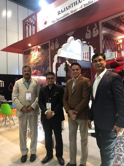 India Karni a una fiera internazionale del turismo