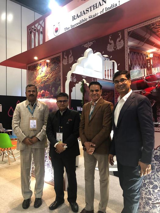 India Karni a una fiera internazionale del turismo