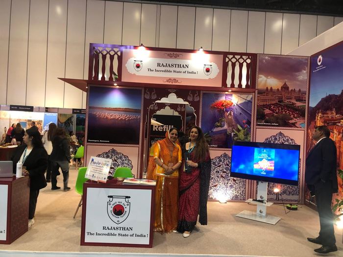 India Karni a una fiera internazionale del turismo