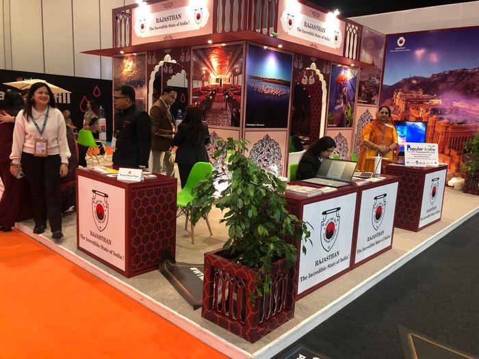 India Karni a una fiera internazionale del turismo