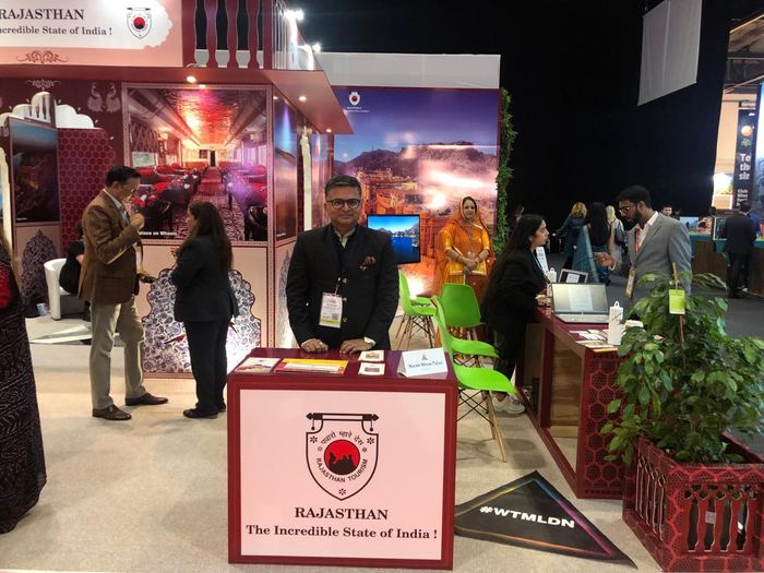 India Karni a una fiera internazionale del turismo
